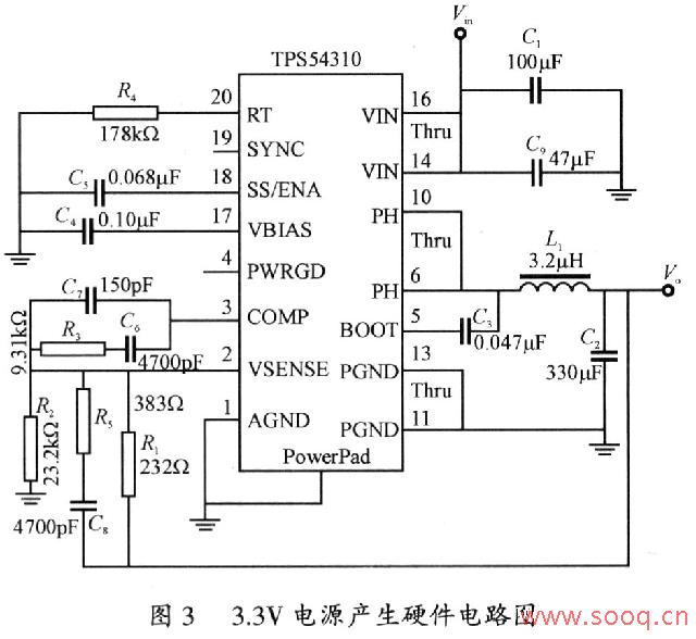 3．3V I/O电源电路