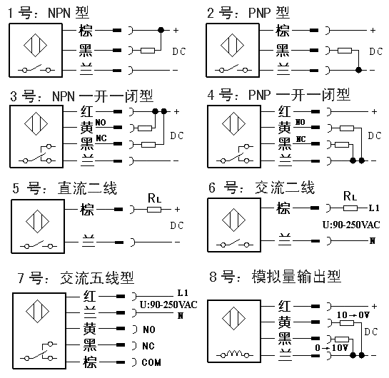 lsc20-1b 圓柱型電感式接近開關_接線圖分享